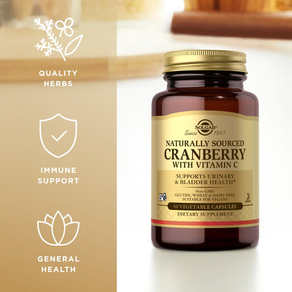 Solgar Cranberry with Vitamin C — Urinary Health, 60 Capsules