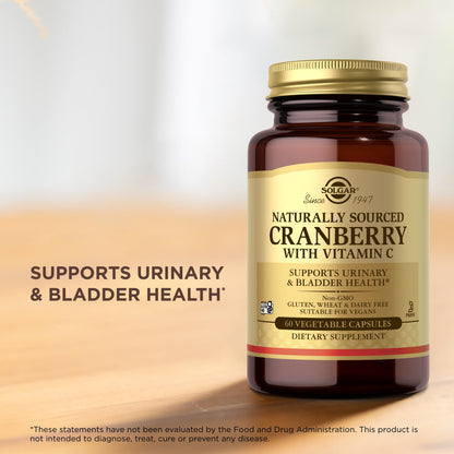 Solgar Cranberry with Vitamin C — Urinary Health, 60 Capsules
