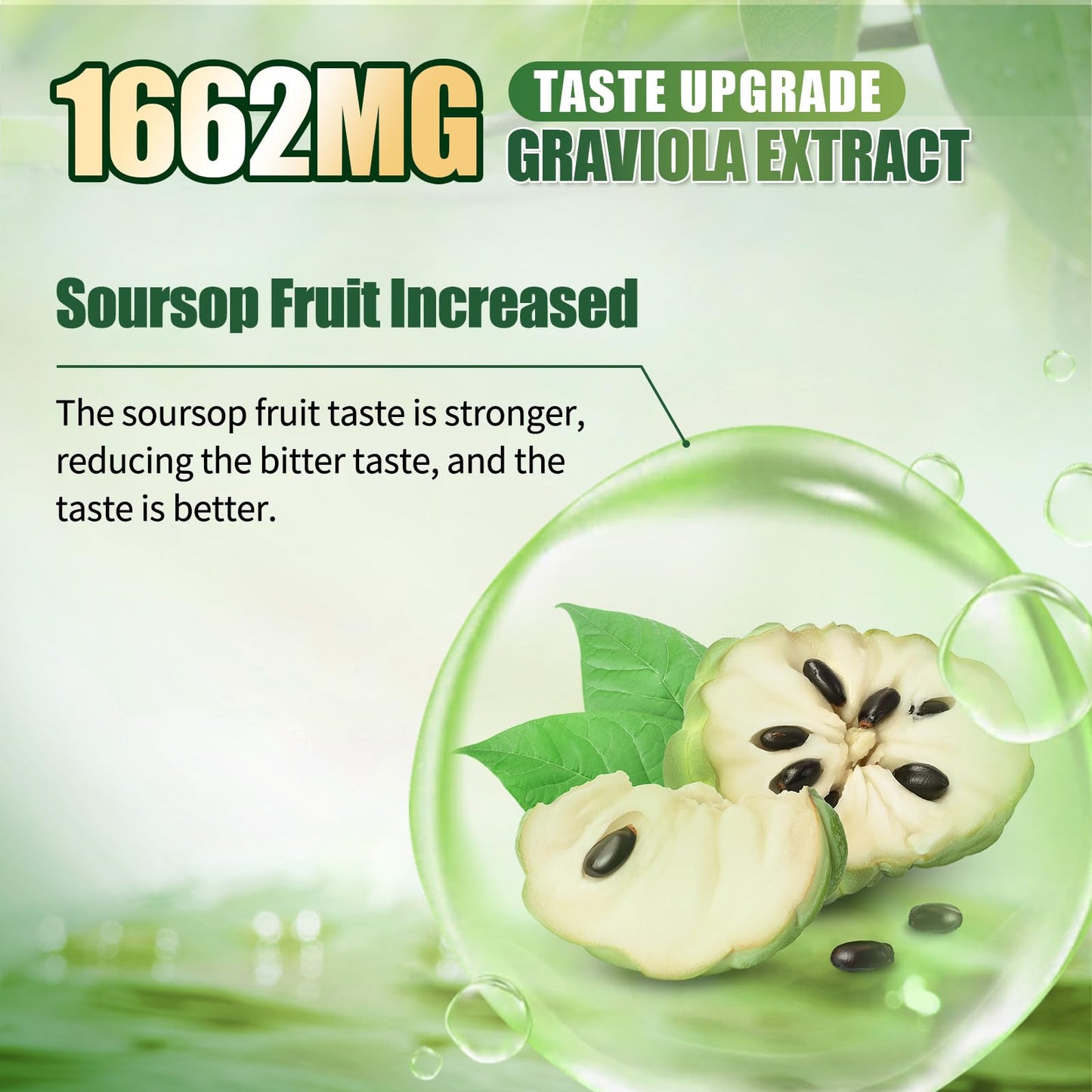 Soursop Bitters Liquid 15-Herb Blend with Moringa & Black Seed 16fl oz