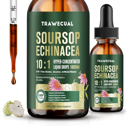 Soursop Graviola Liquid Drops 10:1 — Immune Support & Antioxidants