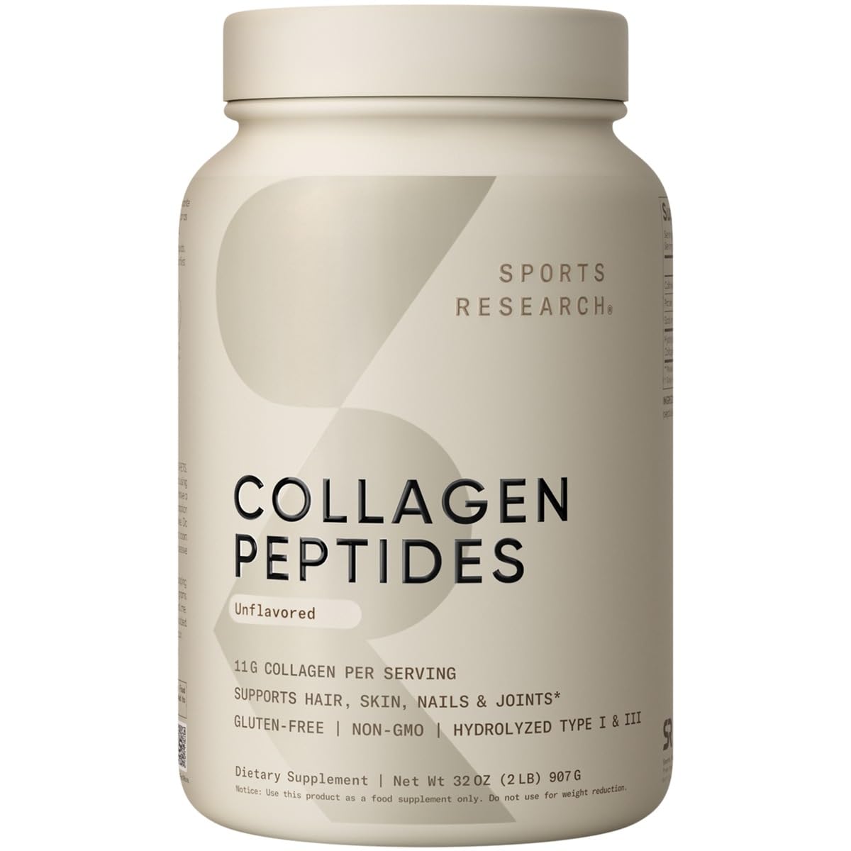 Sports Research Collagen Peptides Powder