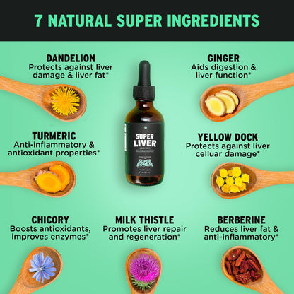 SuperBonsai Super Liver Support – Milk Thistle Liquid Formula | 3-Pack - Calm Era