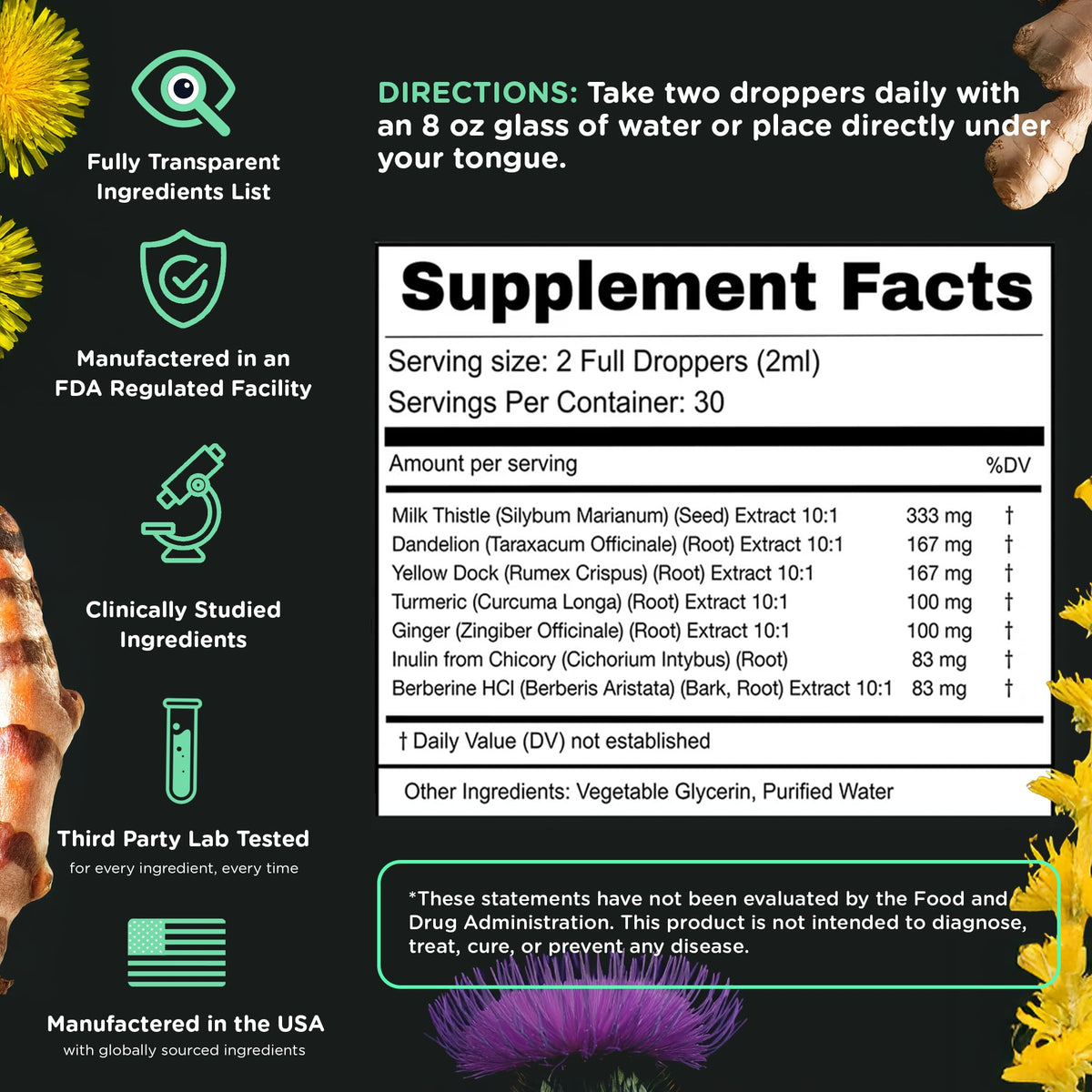 SuperBonsai Super Liver Support – Milk Thistle Liquid Formula | 3-Pack - Calm Era