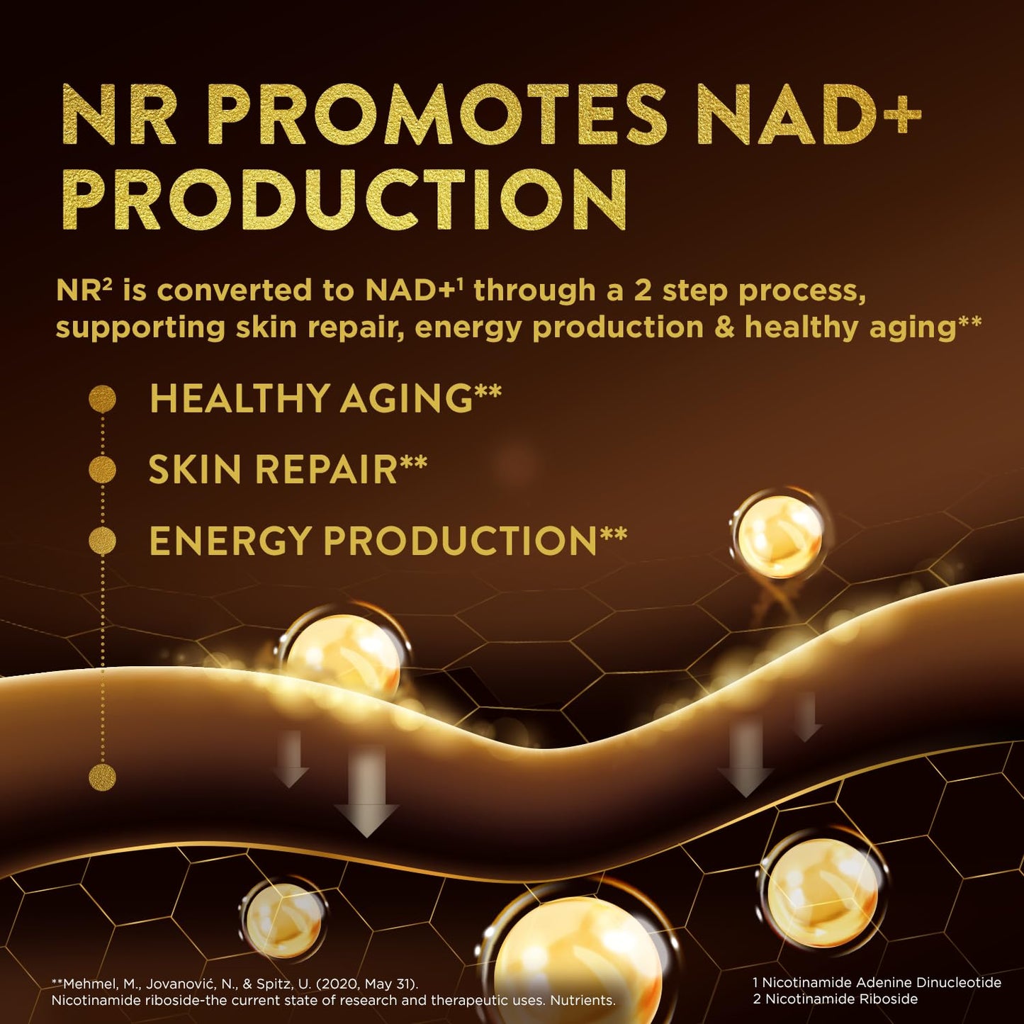 Swisse Plus NAD+ Beauty Restore 30 Capsules