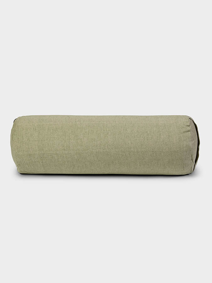 Yoga Studio Organic Buckwheat Two Toned Meditation Bolster