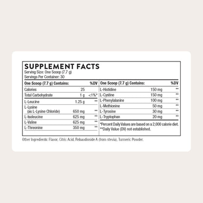 THORNE Amino Complex – Clinically Validated EAA & BCAA Powder (Pre/Post-Workout) – NSF Certified for Sport – Lemon - Calm Era