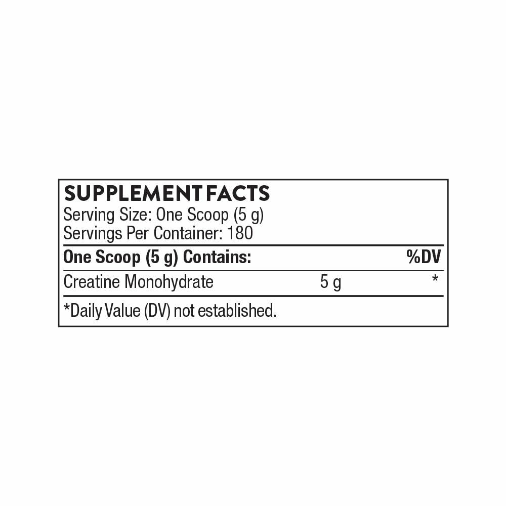 THORNE Creatine – Micronized Creatine Monohydrate Powder, 5 g Serving, 180 Servings, NSF Certified for Sport - Calm Era