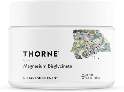 THORNE Magnesium Bisglycinate Powder – 60 Servings, 6.5 oz Jar | Sleep, Metabolism & Heart Health - Calm Era