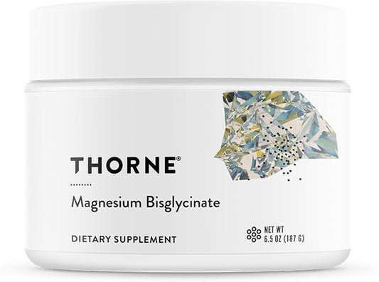 THORNE Magnesium Bisglycinate Powder – 60 Servings, 6.5 oz Jar | Sleep, Metabolism & Heart Health - Calm Era