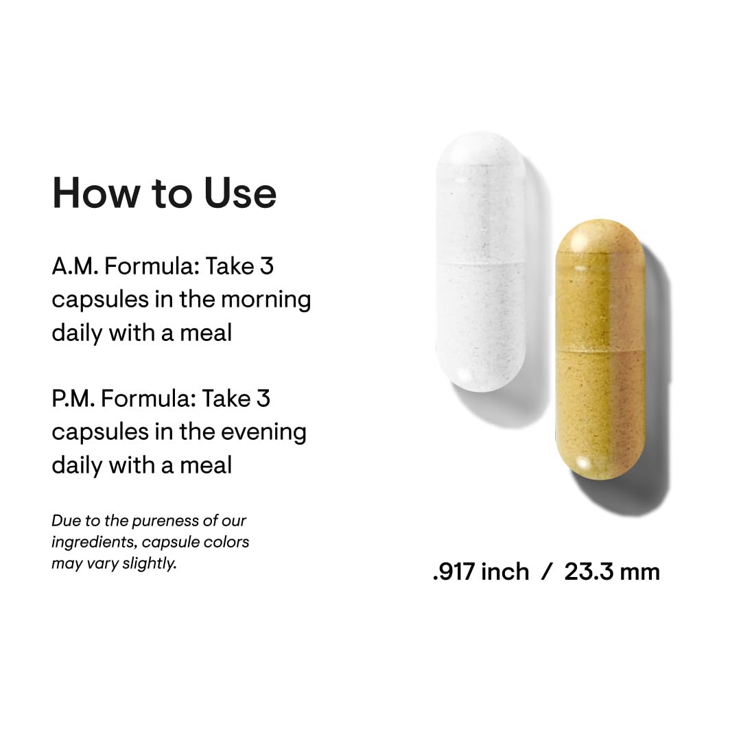 Thorne Multi-Vitamin Elite AM & PM – 180 Capsules