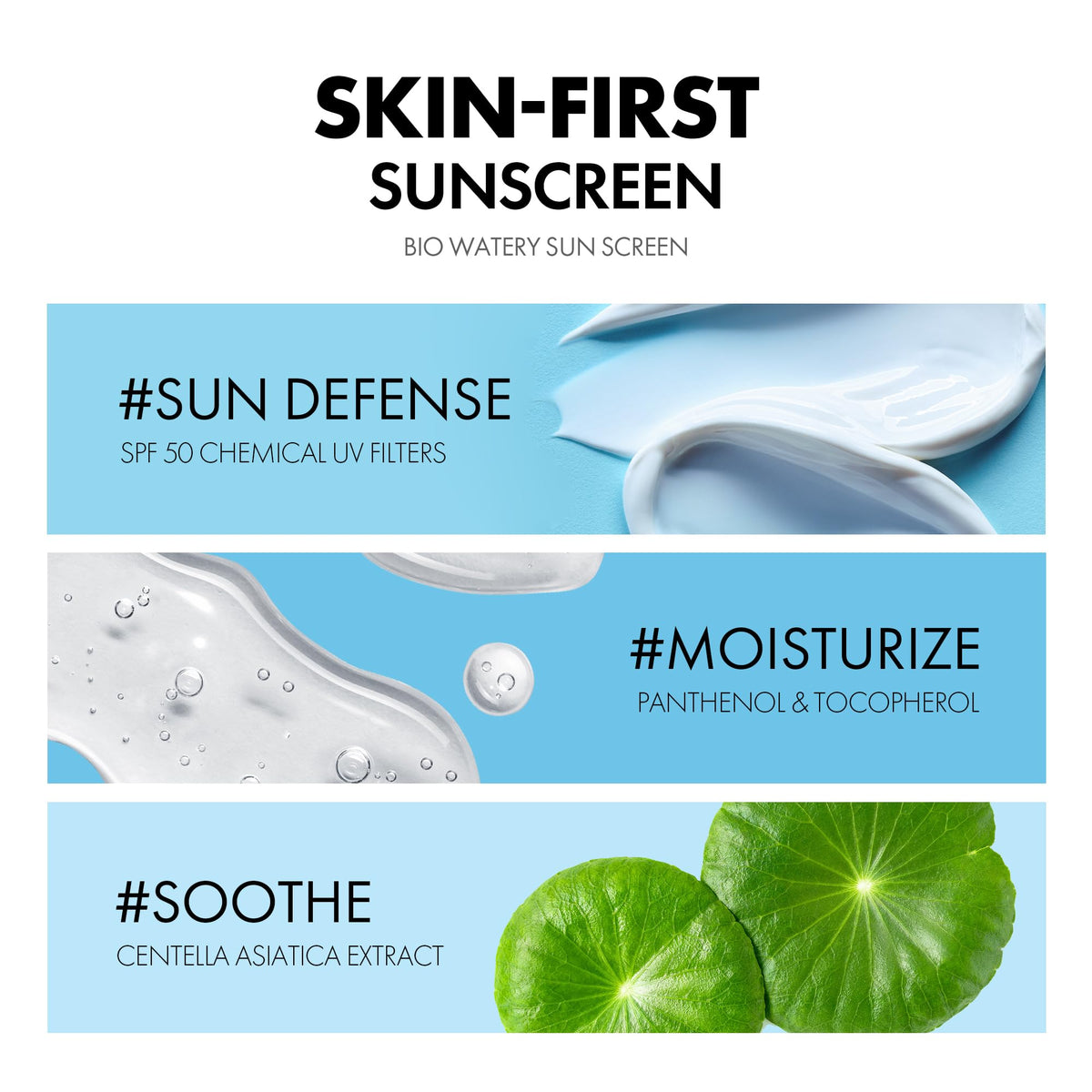 TOCOBO Bio Watery Sunscreen SPF 50 — Serum-Like Formula - Calm Era