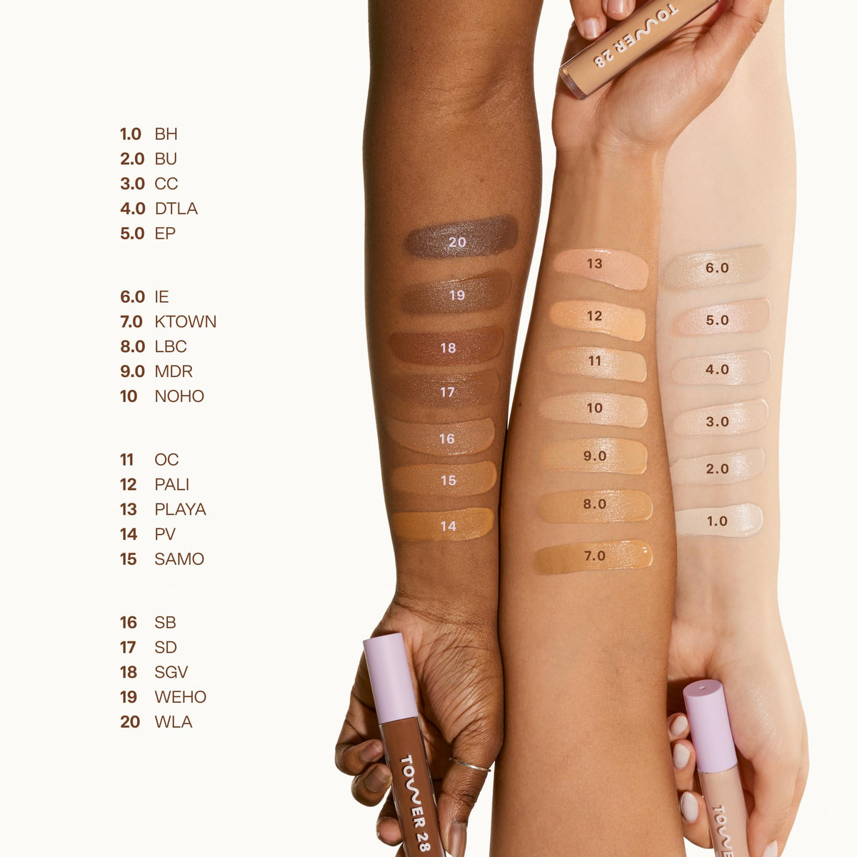Tower 28 Swipe Serum Concealer – Hydrating Medium-Full Coverage (Shade 6.0 IE) - Calm Era