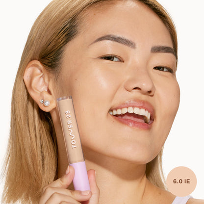 Tower 28 Swipe Serum Concealer – Hydrating Medium-Full Coverage (Shade 6.0 IE) - Calm Era