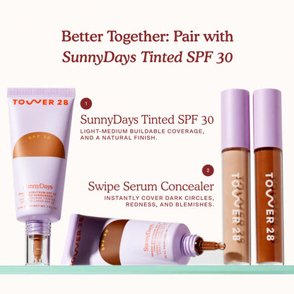 Tower 28 Swipe Serum Concealer – Hydrating Medium-Full Coverage (Shade 6.0 IE) - Calm Era