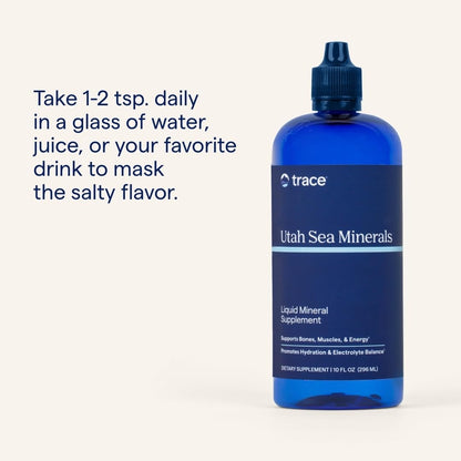 Trace Minerals Utah Sea Minerals — Liquid Ionic, 16oz