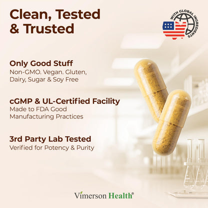 Vimerson Health Turmeric Curcumin with Boswellia & Ginger – 95% Curcuminoids | 2-Pack