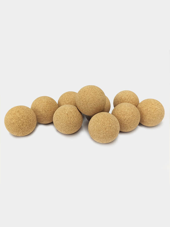 Yoga Studio Cork Massage Balls — Ten Pack
