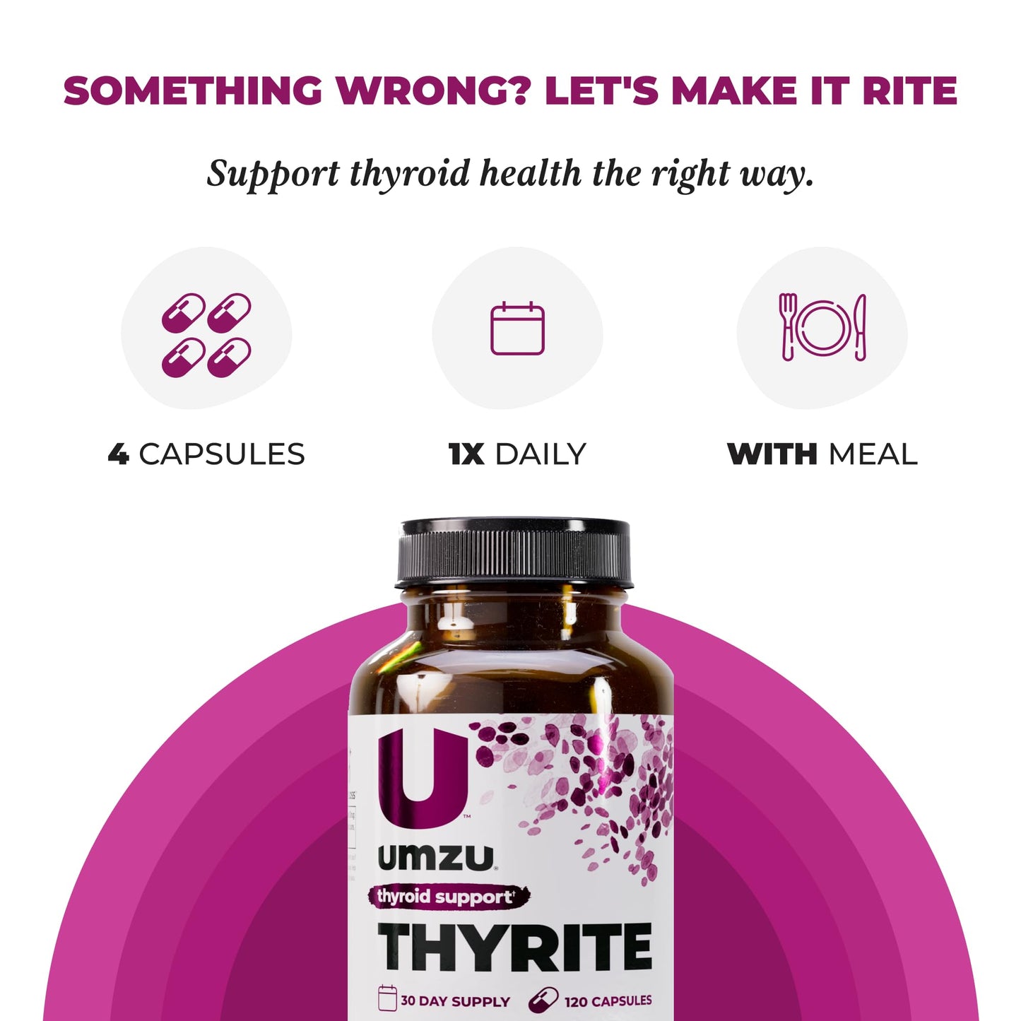 UMZU Thyrite Thyroid Support — 120 Capsules