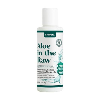 Univera Aloe in the Raw — 100% Organic Aloe Vera Gel, 4oz - Calm Era