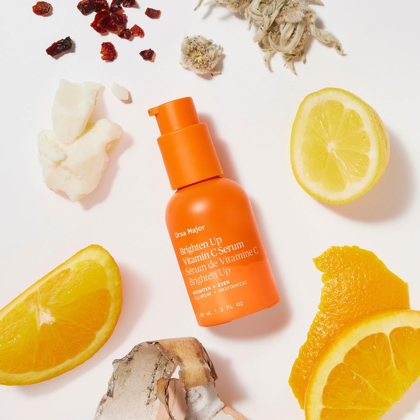 Ursa Major Brighten Up Vitamin C Serum – Vegan, Cruelty-Free, 1 oz