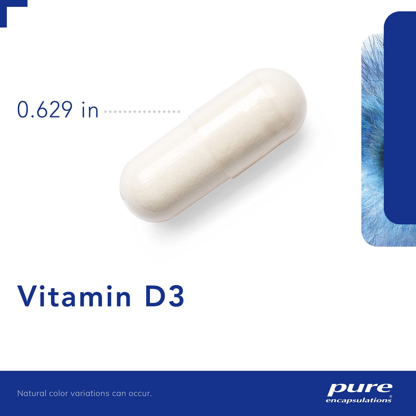 Pure Encapsulations Vitamin D3 25mcg (1000 IU) — 30 Capsules