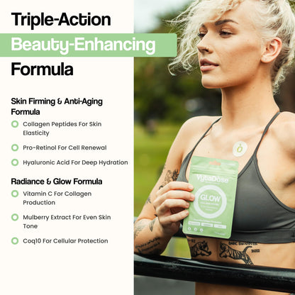 Vytadose Collagen Glow Patches – 5x Stronger Formula | Skin, Hair & Nails