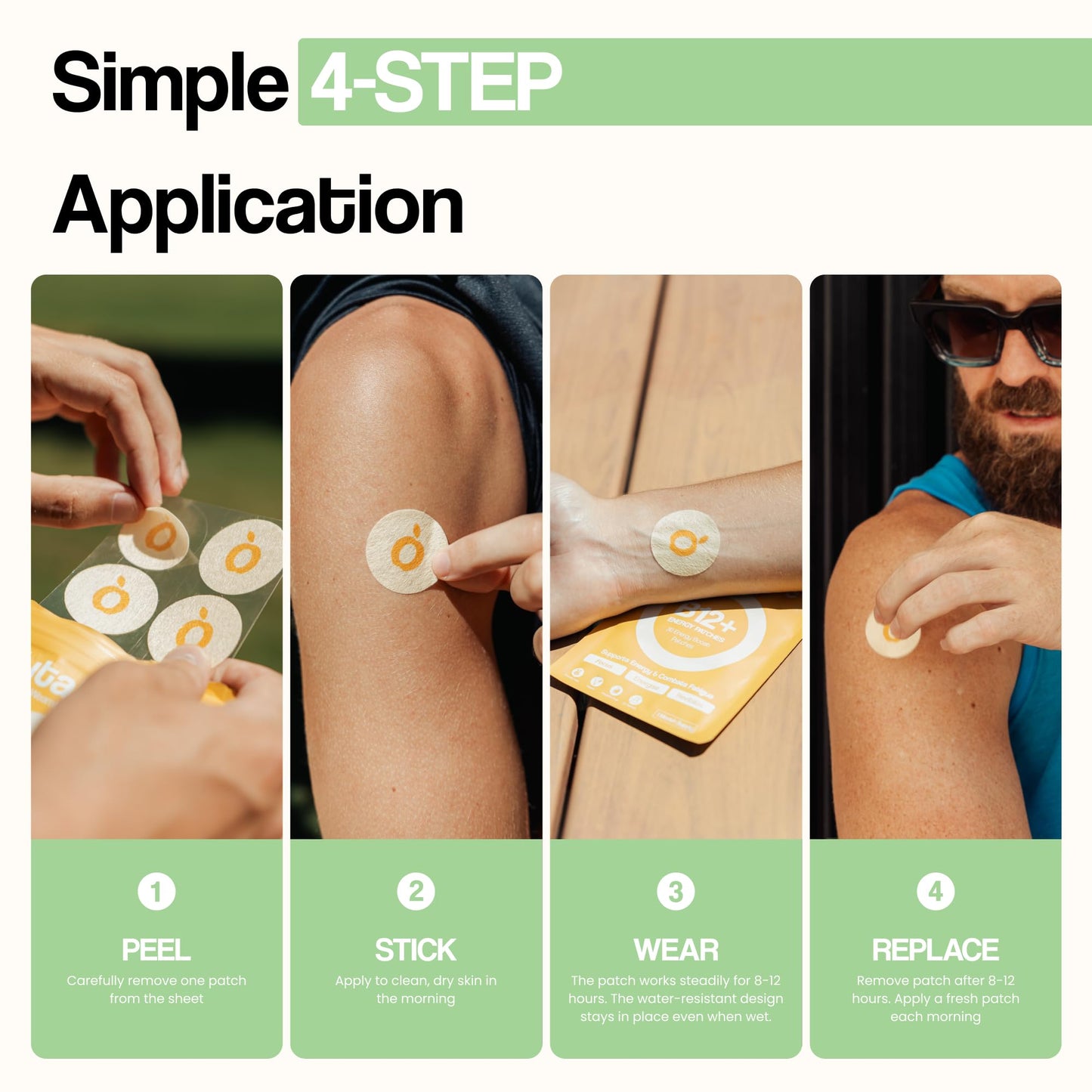 Vytadose Collagen Glow Patches – 5x Stronger Formula | Skin, Hair & Nails