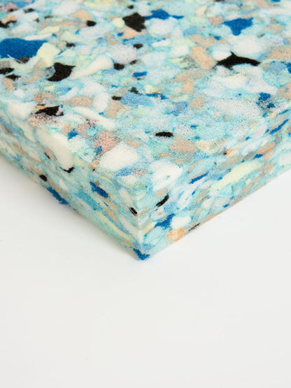 Yoga Studio 1 Inch Chip Foam Half Yoga Block (30x20x2.5cm)