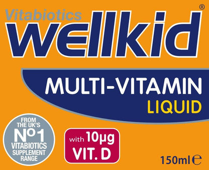 Wellkid Multi-Vitamin Liquid 150ml — Vitabiotics