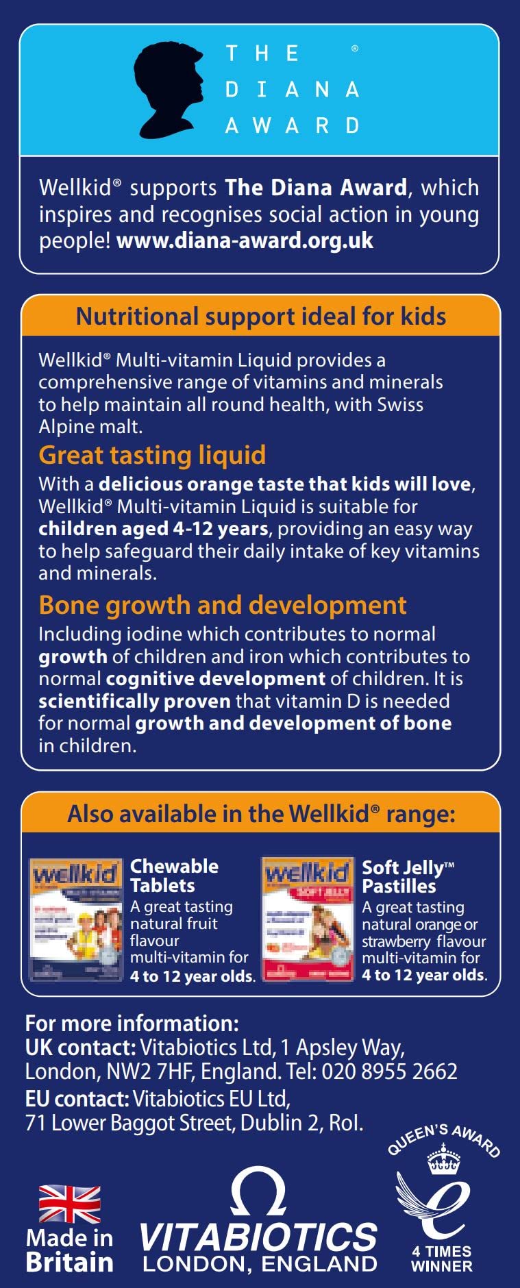Wellkid Multi-Vitamin Liquid 150ml — Vitabiotics