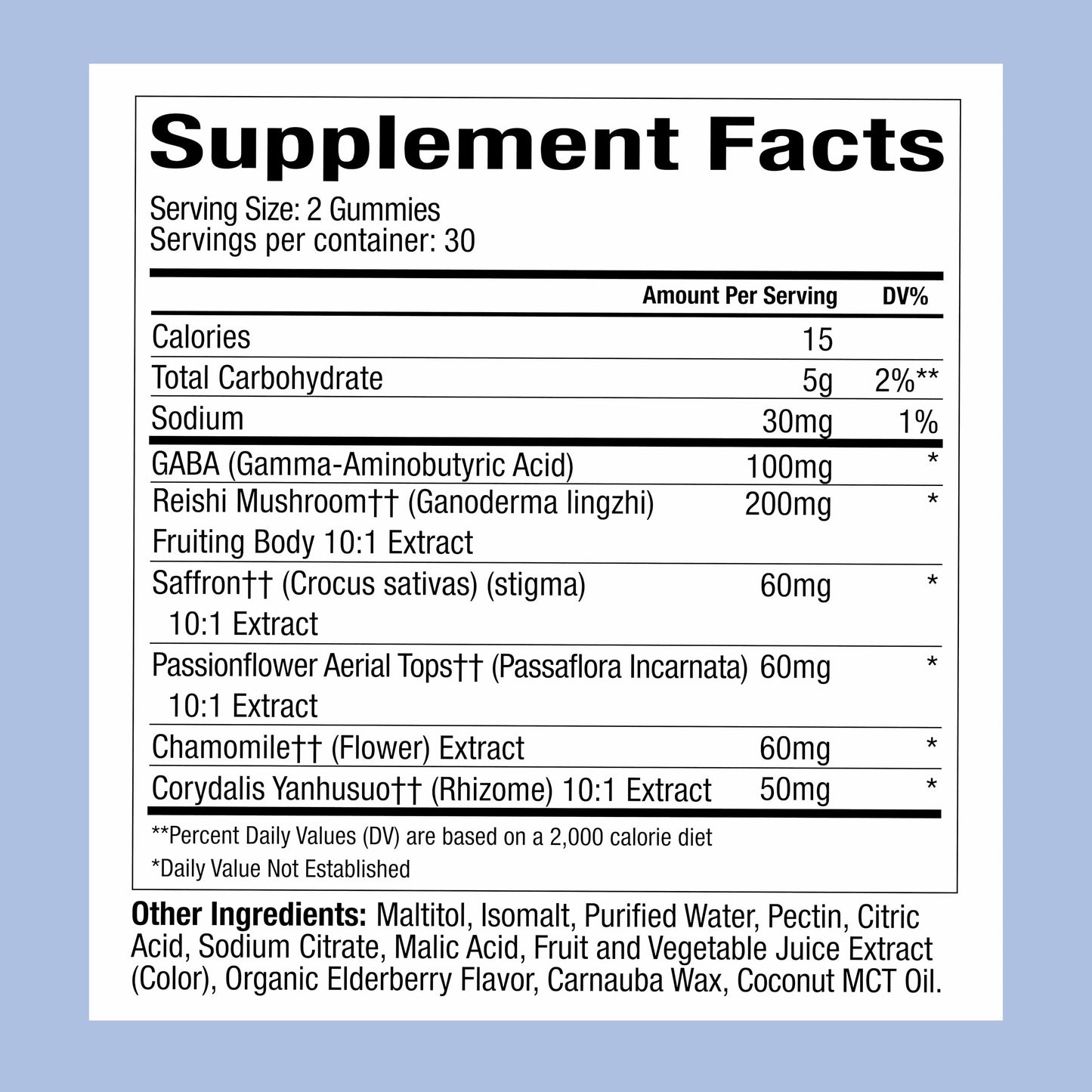 WonderSleep Mushroom Gummies for Sleep & Relaxation 60 Count