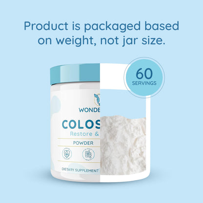WonderCow Colostrum Powder – Unflavored | 60 Servings
