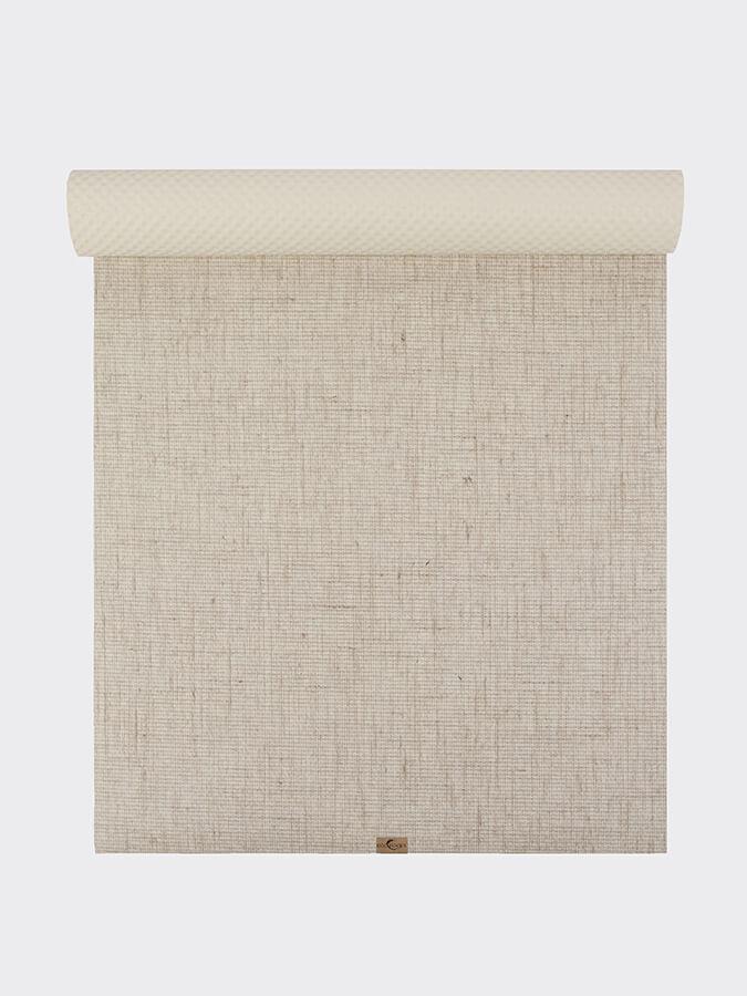 ecoYoga Extra Long Jute Yoga Mat 4mm
