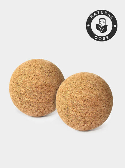 Yoga Studio Cork Massage Balls — Twin Pack