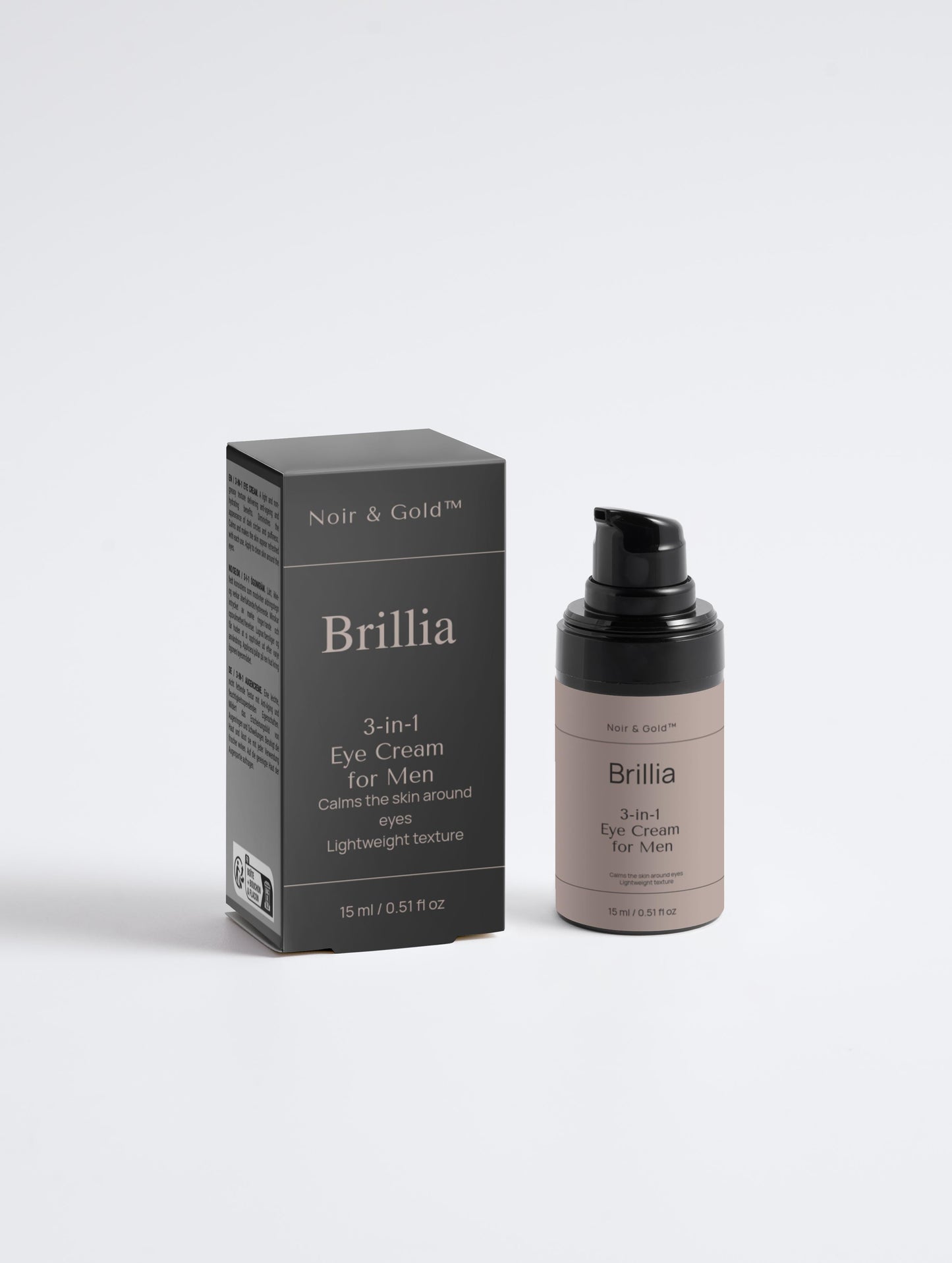 Noir & Gold Brillia Anti-Aging Eye Cream for Men