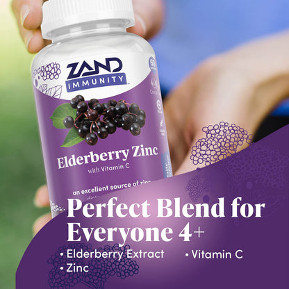 Zand Elderberry Zinc & Vitamin C Immunity Gummies — 60 Count
