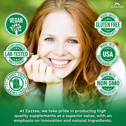 Zazzee Organic Moringa 20:1 Extract 20,000mg | 120 Vegan Capsules