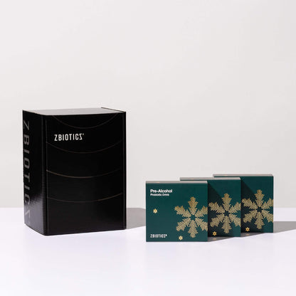 ZBiotics Pre-Alcohol Probiotic Holiday Gift Set | 3x3-Pack