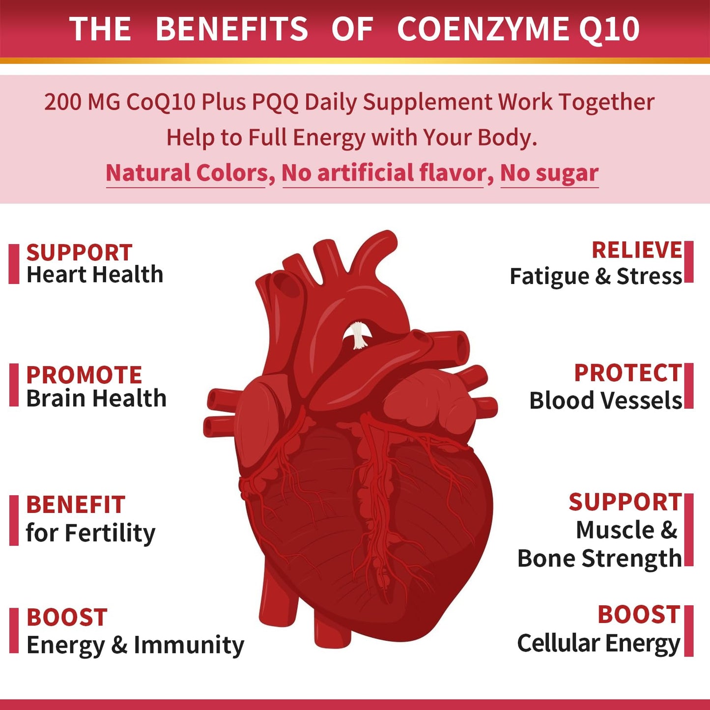Zebora CoQ10 200mg with PQQ, BioPerine & Omega-3 – 2 Pack