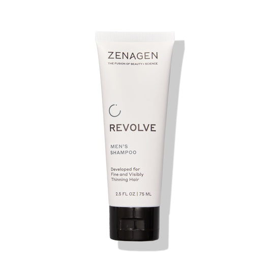 Zenagen Revolve Women's Shampoo tube on a white background
