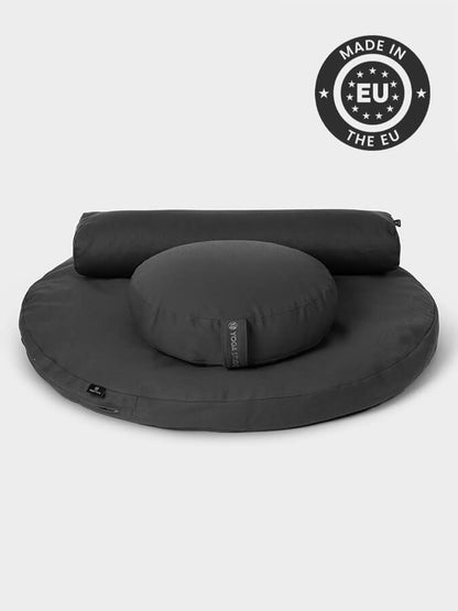Yoga Studio EU Zabuton Meditation Kit — Zafu & Pranayama Bolster
