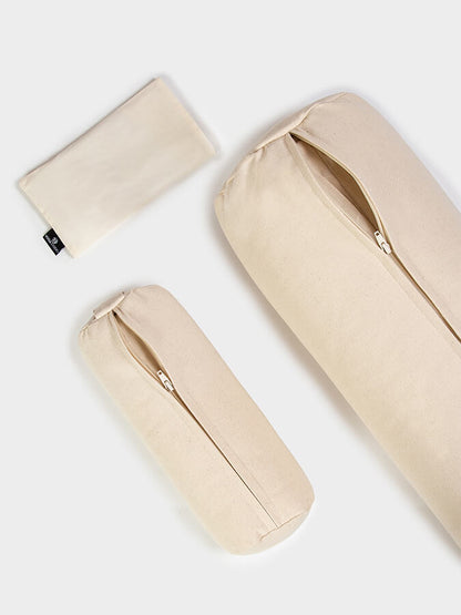 Yoga Studio Organic Meditation Bolster & Eye Pillow Set